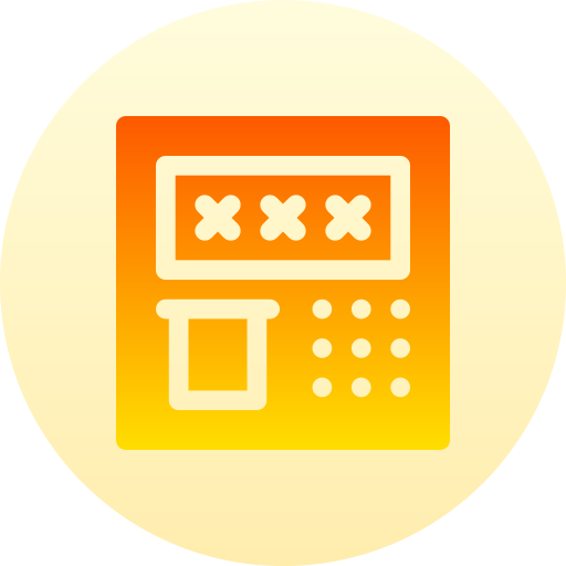 bankomat Basic Gradient Circular ikona