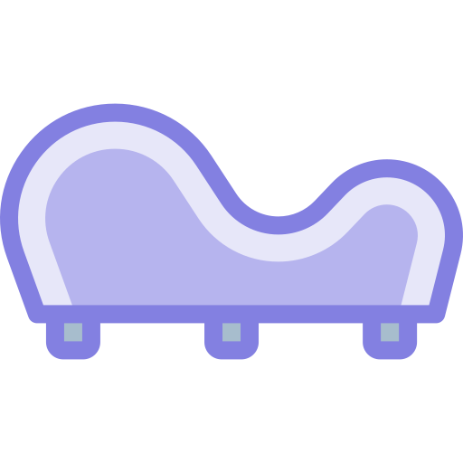 silla de amor Detailed color Lineal color icono