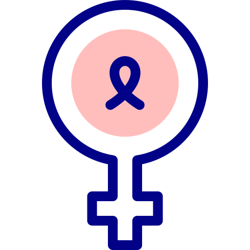 여자 Detailed Mixed Lineal color icon