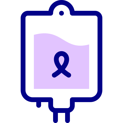 Chemotherapy Detailed Mixed Lineal color icon