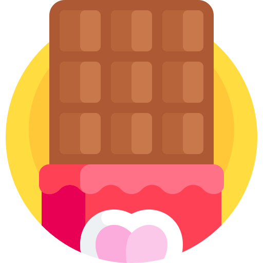 chocoladereep Detailed Flat Circular Flat icoon