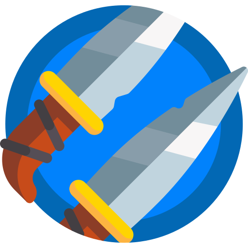 단검 Detailed Flat Circular Flat icon
