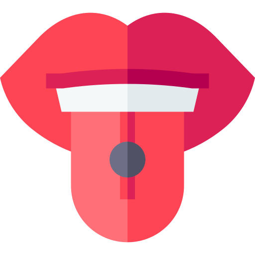 Tongue Basic Straight Flat icon