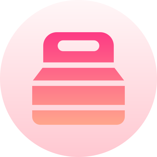 lebensmittelpaket Basic Gradient Circular icon