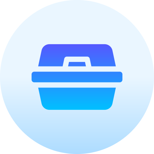 Food package Basic Gradient Circular icon
