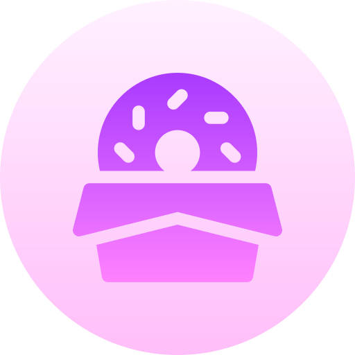 donut Basic Gradient Circular icoon