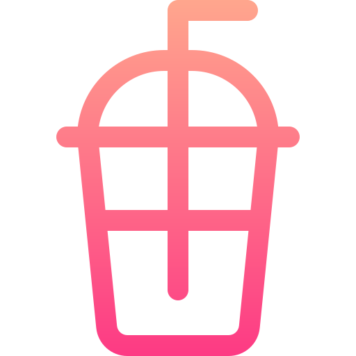 Milkshake Basic Gradient Lineal color icon