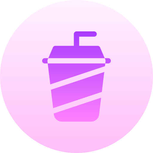 Soft drink Basic Gradient Circular icon