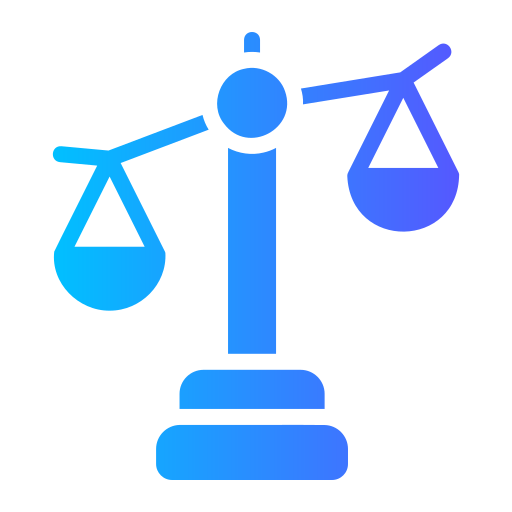 skala sprawiedliwości Generic gradient fill ikona