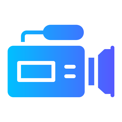 Video Camera Generic gradient fill icon