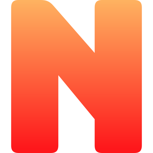 文字n Generic gradient fill icon