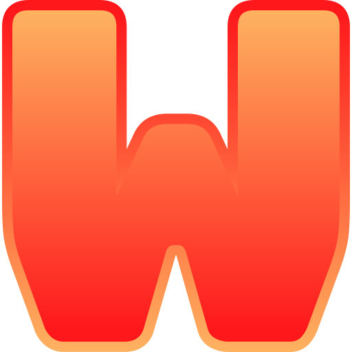 Letter w Generic gradient lineal-color icon