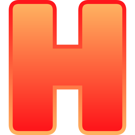 letra h Generic gradient lineal-color Ícone