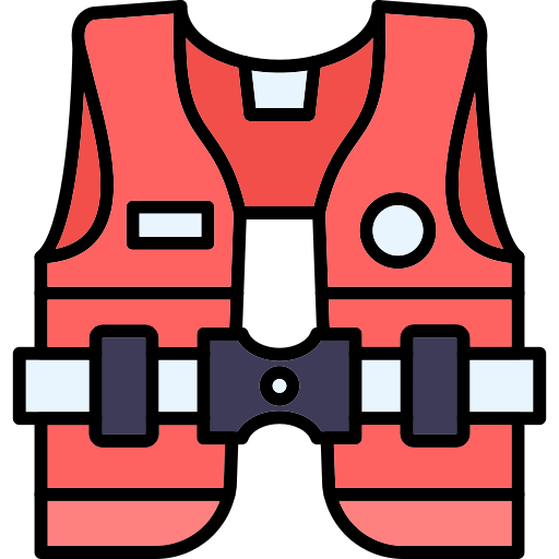 Life Jacket Generic color lineal-color icon