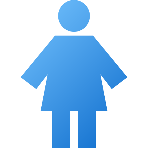 女性 Generic gradient fill icon