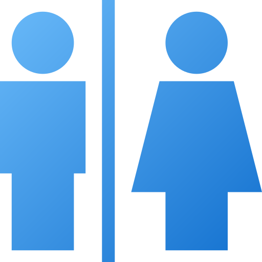 Restroom Generic gradient fill icon