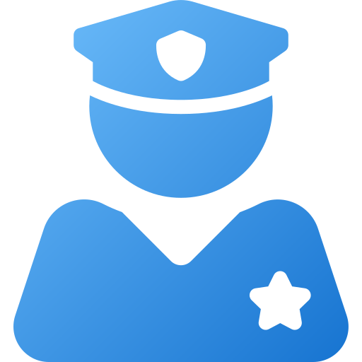 polizei Generic gradient fill icon