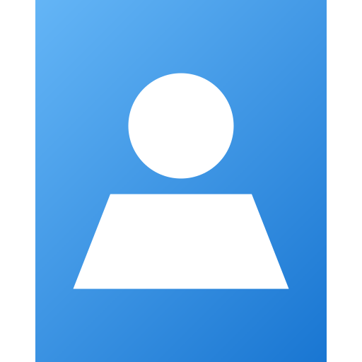 User images Generic gradient fill icon