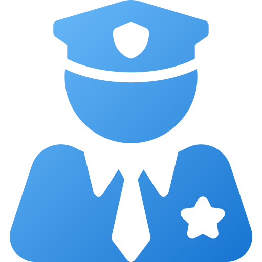경찰 Generic gradient fill icon