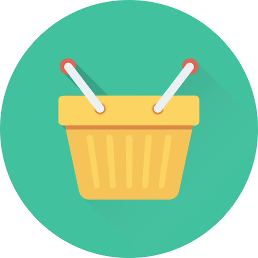 Shopping basket Generic color fill icon