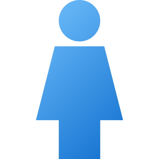 女性 Generic gradient fill icon