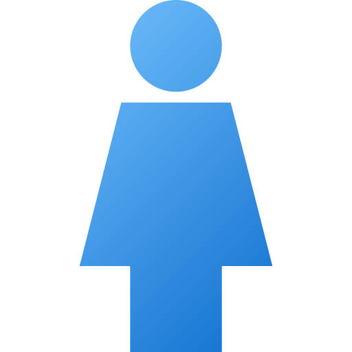 Female Generic gradient fill icon