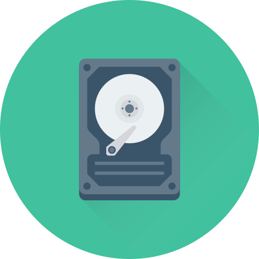 Harddrive Generic color fill icon