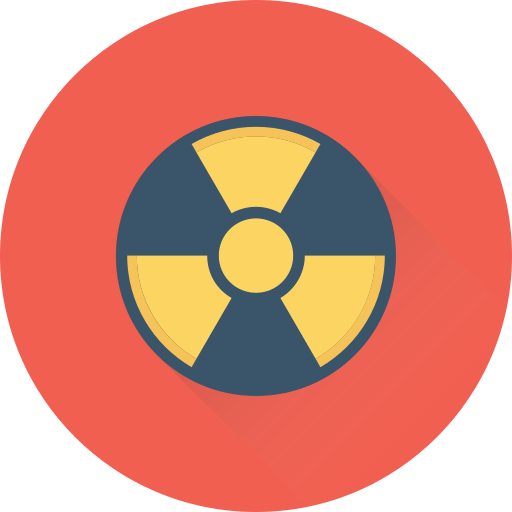 Radioactive Generic color fill icon