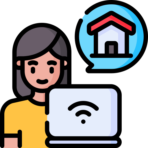 work from home Special Lineal color icon