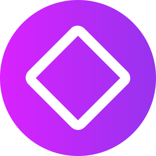 Diamond Generic gradient fill icon