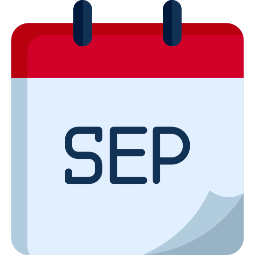 September Generic color fill icon