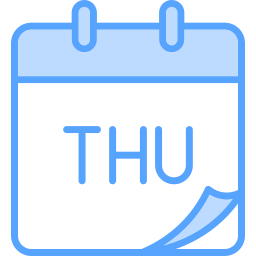 Thursday Generic color lineal-color icon