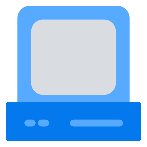 오래된 컴퓨터 Generic color fill icon