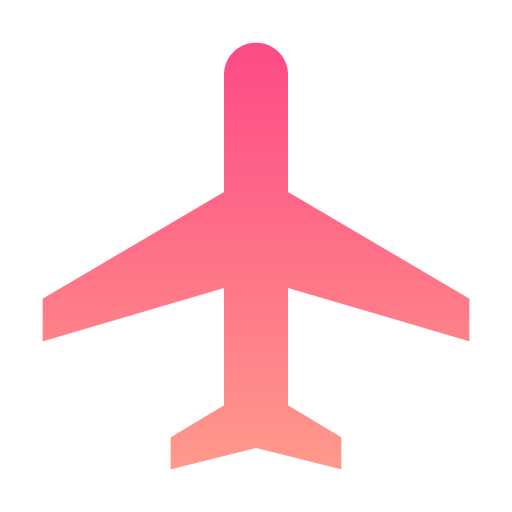 Plane mode Generic gradient fill icon
