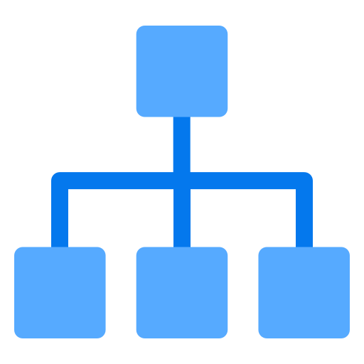 Sitemap Generic color fill icon