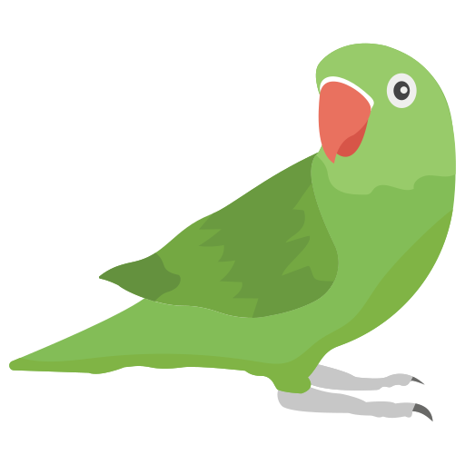 pappagallo Generic color fill icona