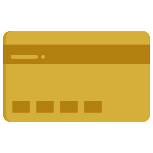 Кредитная карта Generic color fill иконка