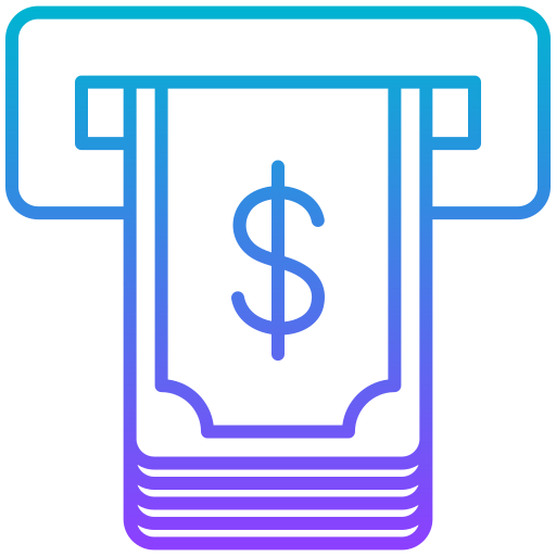 geldabhebung Generic gradient outline icon