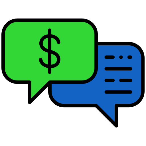 Money Talk Generic color lineal-color icon
