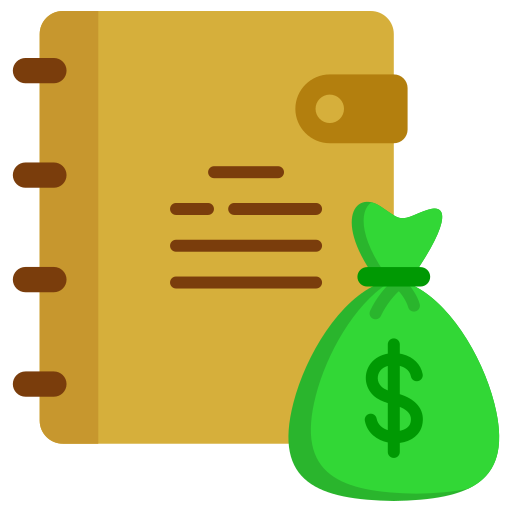 Bookkeeping Generic color fill icon