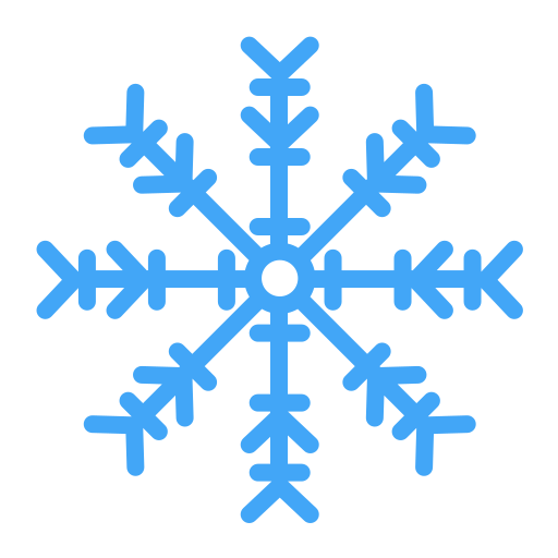 Снежинки Generic color outline иконка