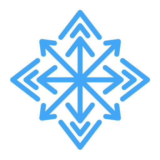 płatki śniegu Generic color outline ikona
