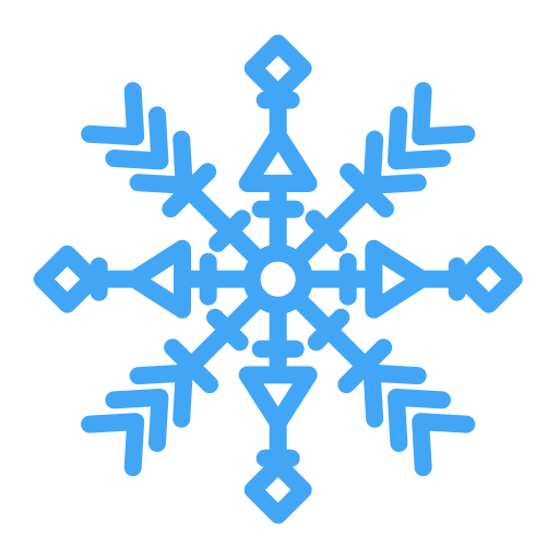 flocos de neve Generic color outline Ícone