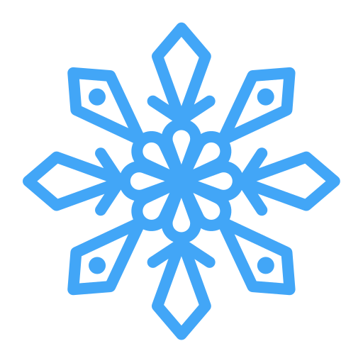 雪の結晶 Generic color outline icon