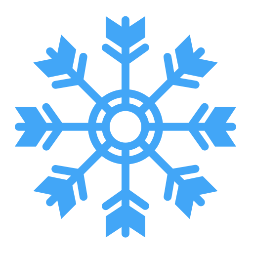 fiocchi di neve Generic color outline icona