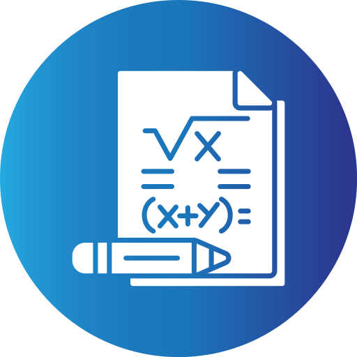 Maths Generic gradient fill icon