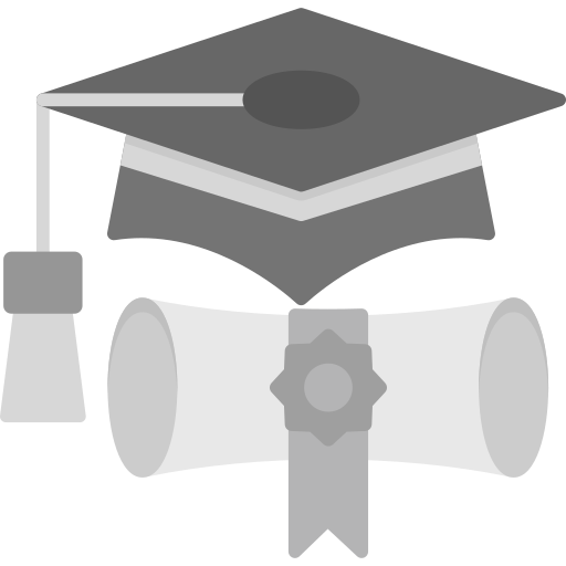 chapeau de graduation Generic color fill Icône
