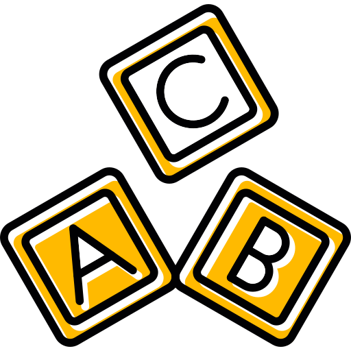 abc block Generic color lineal-color icon