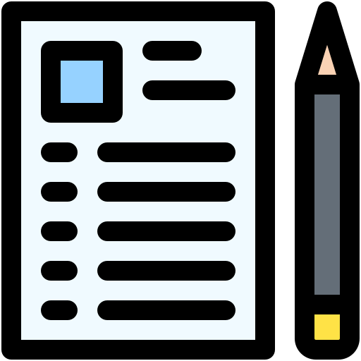 Registration form Generic color lineal-color icon