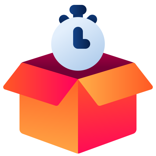 Delivery Date Generic gradient fill icon
